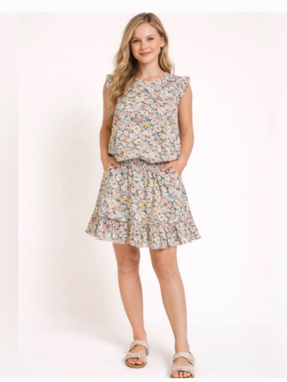 NWOT Beautiful Two piece Cotton skirt set.